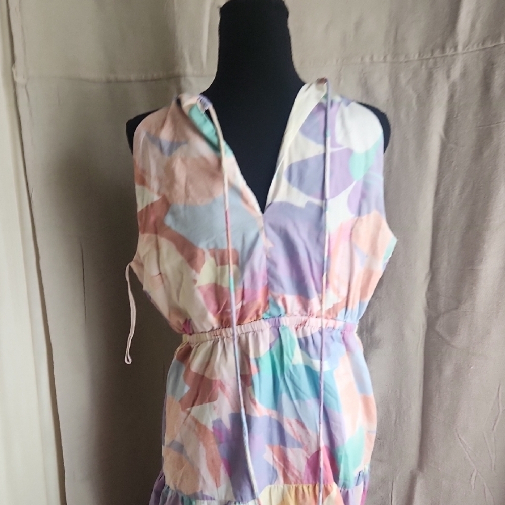 GAP Women's Multicolor Maxi Dress - Picture 4 of 6